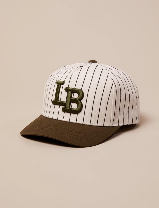 Lucky Brand Gorra Pinstripe Logo
